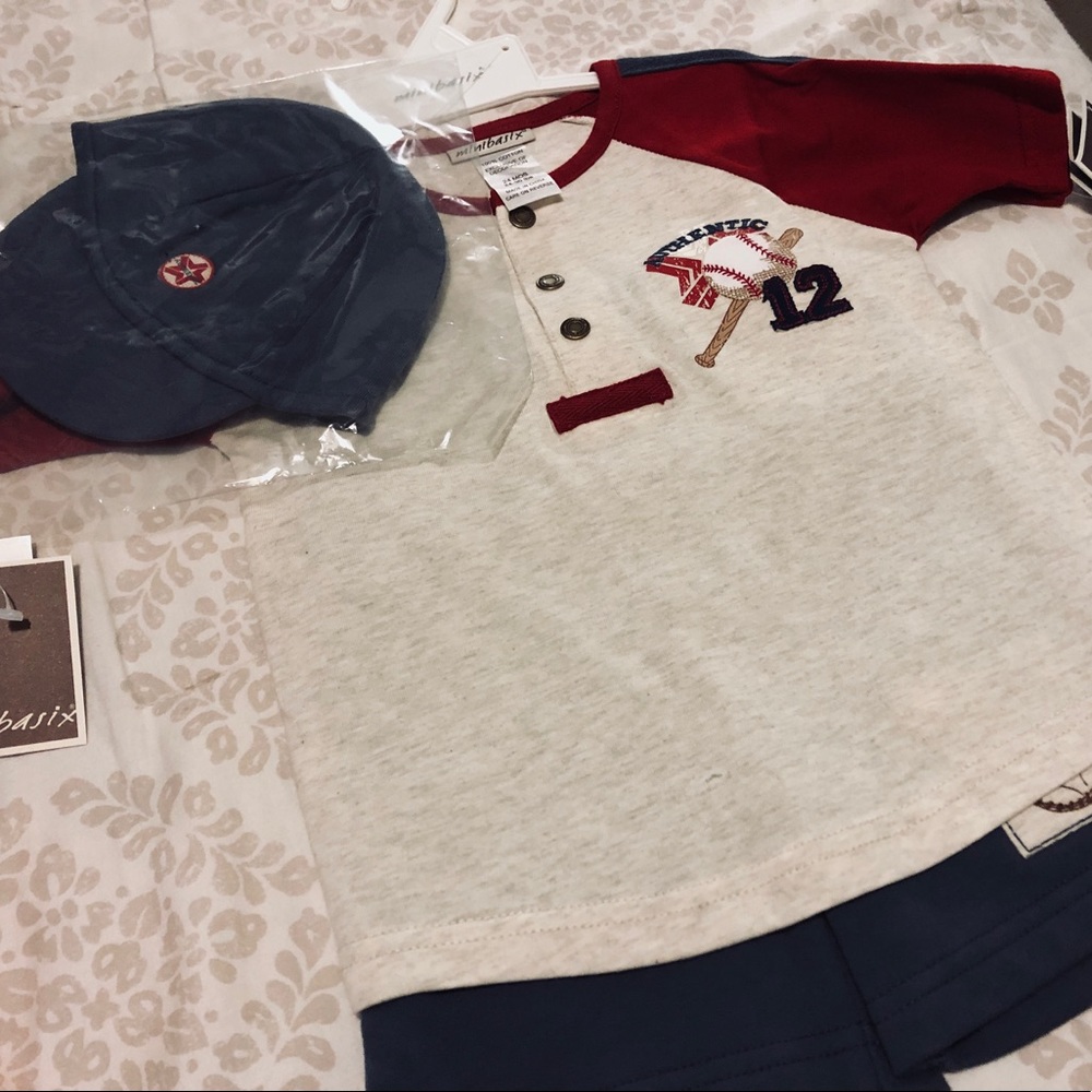 Minibasix Boy’s Designer Baseball Outfit - New